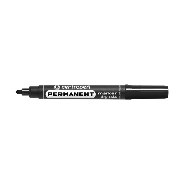 Permanent marker ronde punt zwart