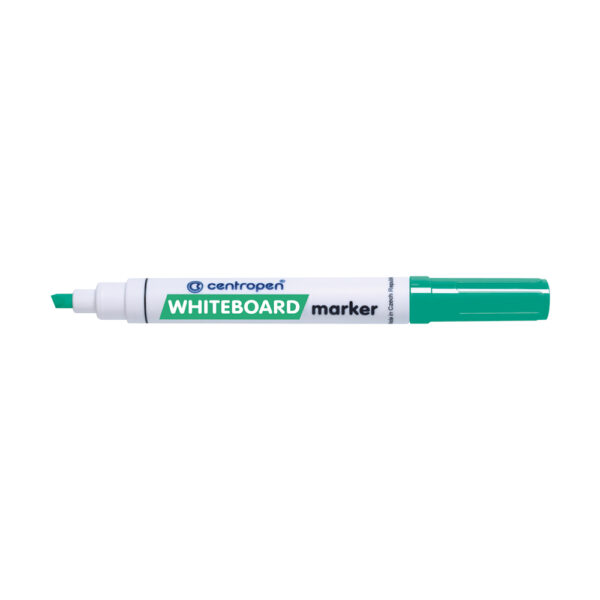 Whiteboard marker beitelpunt groen