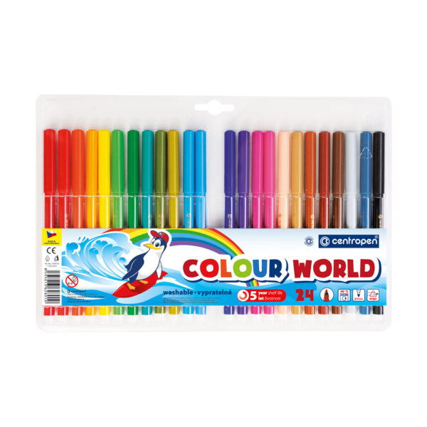 Viltstiften 24 kleuren