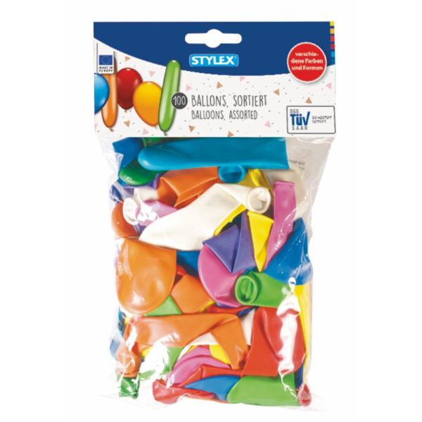 Ballonnen assorti 100 stuks