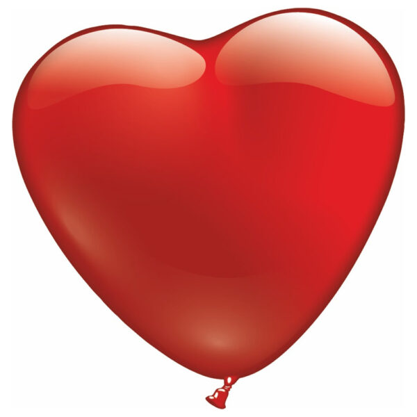Ballonnen hart rood 2 maten