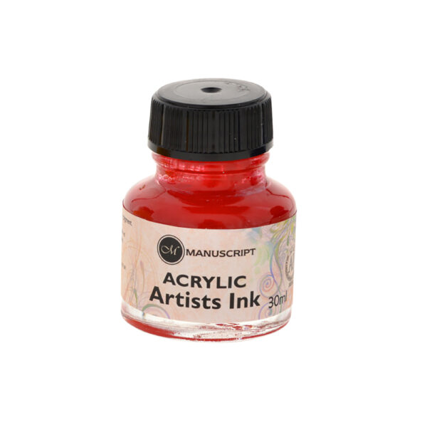 Acryl inkt donkerrood