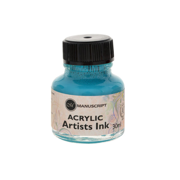 Acryl inkt turquoise