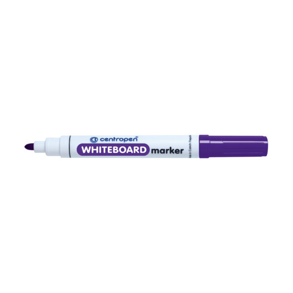 Whiteboard marker ronde punt paars