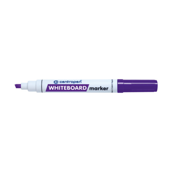 Whiteboard marker beitelpunt paars