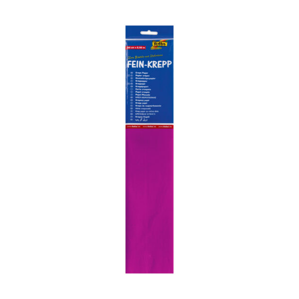 Crepepapier donker roze